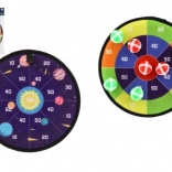 Dobbeltsidet målskive med velcroboller