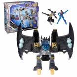 Sæt med figurer og Batwing-fly – transformation DC METAL FORCE