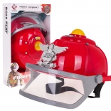 Interaktiv brandmands­hjelm til børn 3+ med lys, sirene og justerbar omkreds