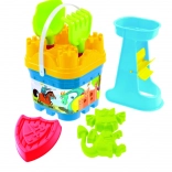 Sandsæt med slot og vandmølle