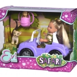 Panenka Evička Safari med bil