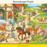 Puslespil Hestefarm Ravensburger 40 brikker