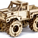 Træ 3D-puslespil – monstertruck til samling