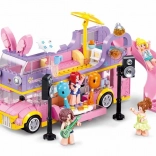 Sluban rock musikalsk autocamper double decker byggesæt