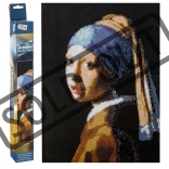 Diamantmaling GRAFIX – Pigen med perlen 40 × 50 cm