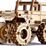 Træ 3D-puslespil – model af monstertruck inspireret af TOYOTA FJ40