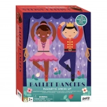 Petit Collage magnetisk påklædningssæt til balletdansere
