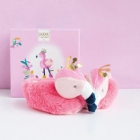 Gavesæt babytøfler flamingo 0–6 måneder