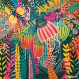 Firkantet puslespil Flowery: Smuk fremtid 1000 brikker HEYE