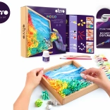 Okto 3D modelleringssæt Roligt ocean 21 × 21 cm