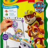 Crayola farvede former og farver PAW PATROL – aktivitetsmalebog
