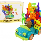 Færdighedsspil med faldende stole og bevægelig lille bil