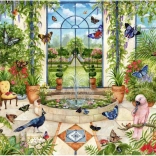 Falcon puslespil Sommerfugle-drivhus 1000 brikker