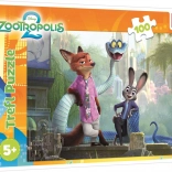 Puslespil Zootropolis: Zootropolis hemmeligheder 100 brikker – Trefl