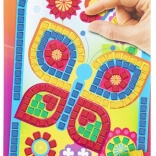 Kreativt mosaiksæt efter farver – metallisk A5, motiv sommerfugl