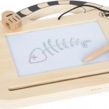 Magnetisk tegnetavle formet som en kat