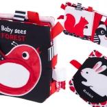 Kontrast tekstilbog til babyer Skoven