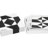 Detoa tangram-hjernebryder sort/hvid