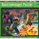 Puslespil RAVENSBURGER Minecraft – 100 brikker
