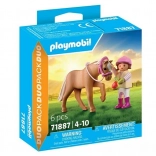 Duo Pack: pige med pony