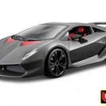 Modelbil Bburago Lamborghini Sesto Elemento 1:24 grå