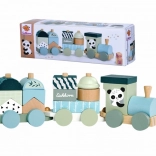 Trætog med klodser EICHHORN Panda, 16 dele