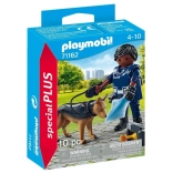Playmobil Special Plus-figur: politibetjent med tjenestehund
