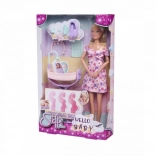 Panenko Steffi Love Hello Baby med voksende mave og baby