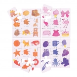 Bigjigs Toys trædidaktisk puslespil Farver 4-i-1