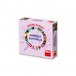 Dino Rejsespil Gæt flag - Amerika og Australien