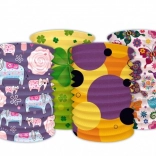 Papirlampe cylinder til karneval