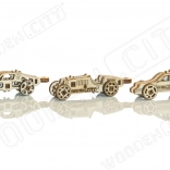 Træ 3D puslespil mini sæt sportsvogne