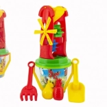 Sæt til sand med mølle og forme