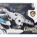 Robotdinosaur på batterier