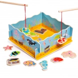 Træmagnetisk fiskespil BIGJIGS TOYS