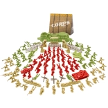 Sæt af figurer Soldater 105 stk