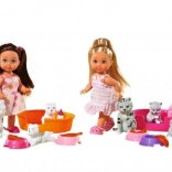 Dukken Evi med kæledyr