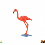 Plastfigur af caribisk flamingo 9 cm