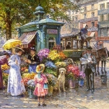 Cherry Pazzi puslespil Blomstermarked 1000 brikker