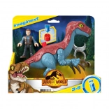 Imaginext JURASSIC WORLD – Therizinosaurus og Owen-figurer