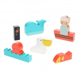 Træpuslespil På Havet PETIT COLLAGE