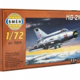 Realistisk model af fly MiG-21R i skala 1:72