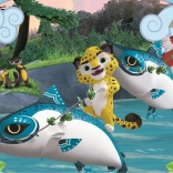 Puslespil CLEMENTONI Leo og Tig på vandet MAXI 24 brikker