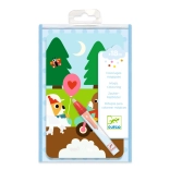 Små vandfarve-malebøger I parken