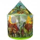 Børnetelt dinosaurer til haven grøn