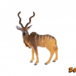 Figur af stor kudu 14 cm – realistisk plastikantilope