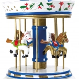 Træmusikboks karrusel med heste small foot
