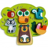 Indsætningspuslespil Oski fra Djeco