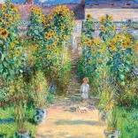 Art Puzzle Museum Series: Kunstnerens have i Vétheuil 1000 brikker