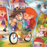 Clementoni puslespil Musen Gigio med venner MAXI 60 brikker